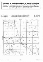 Minnie Lake Township Directory Map